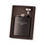 Personalised Black Hip Flask 6oz With Funnel Gift Father's Day Dad's Birthday Brother Uncle Grandad Grandpa Godfather Groom Best Man Present For Men 
