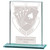 Glass Poker Award Cards Trophy Card Games Award With Plate Engraving