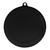 Block Colour Medal In Black With Custom Logo 55mm