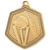 Gold Cricket Medal Falcon Stamped Iron 65mm
