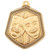 Gold Drama Medal Falcon Stamped Iron 65mm