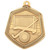 Gold Hockey Medal Falcon Stamped Iron 65mm