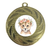 Lion Cub Floral Medal Award Gold Silver or Bronze with Personalised Engraving.