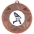 Baseball Figure Medal Award 50mm Free Engraving