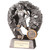 Blast Out Football Award Resin Female Trophy in 3 Sizes