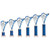 Blue Frenzy Multisport Tube Trophy Gymnastics Award in 6 Sizes