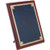 Rosewood Plaque With Blue & Gold Aluminium Front 