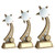 White Golf Ball On Star Trail Award in 3 Sizes
