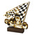 Wooden Go Kart Flag 6" Award Free Personalised Engraving