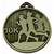 10K Running Medal Antique Gold 