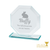  Pet Memorial Rabbit Pet Loss Glass Gift Laser Engraving