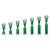 Irish Dancing Personalised Award Green Rodeo Tube Trophy