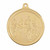 Gold Marathon Running Medal Award 50mm Personalised Engraving