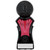 Football Trophy Strike Force Black & Pink Award 