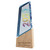 Mountain Peak Glass Award Clear & Beechwood 220mm (35mm Width)