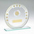Cricket Round Glass Award 5.5" - personalised award from 1st Place 4 Trophies