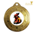 Orange Rooster Medal Award Sports Competition Winner Prize