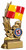 FOOTBALL LINESMAN AWARD FLAG 5.5" XBLAST TROPHY