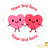 Personalised Heart Stickers Set of 30