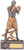 Gold Boxing Award Male Figure Trophy Personalised Engraving at 1st Place 4 Trophies