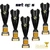Set of 5 Black & Gold Column Oracle Awards