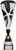 Orbit Cup Award Black & Silver Trophy