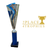 Silver & Blue Flute Column Award