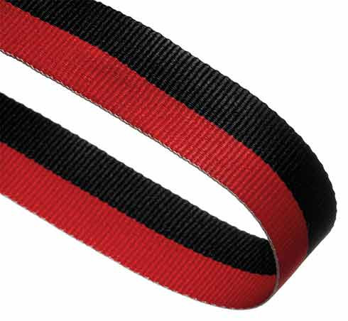 Black & Red Ribbon - personalised award from 1st Place 4 Trophies