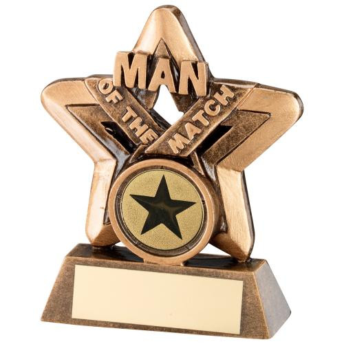 Man of the Match Award - personalised award from 1st Place 4 Trophies