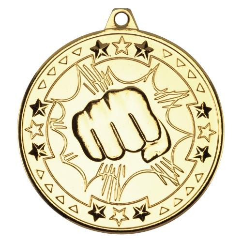 50mm Martial Arts Medal - personalised award from 1st Place 4 Trophies