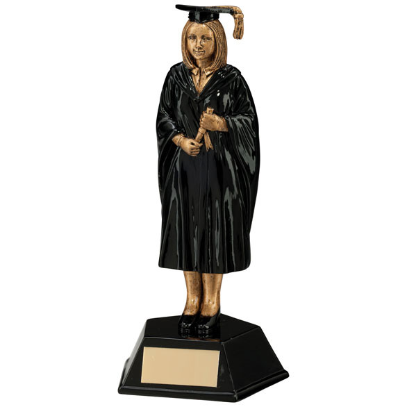 Tribute Female graduate award college university cheap value trophy
