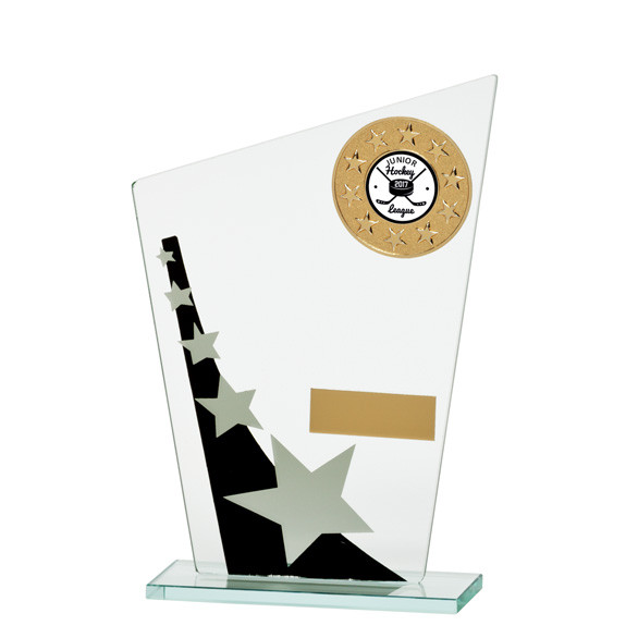 Multisport Mega Star budget glass trophy cheap affordable award