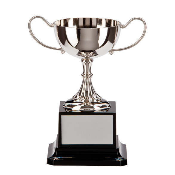 Tavistock nickel plated budget presentation classic silver cup