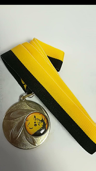 Spooky eerily fantastic Halloween tree medal available in Gold, Silver and Bronze