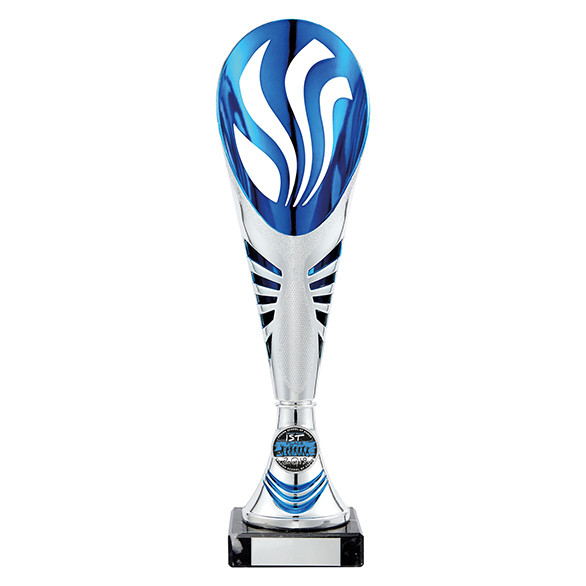 A stunning Supreme multisport laser cup in plastic available in 5 sizes with FREE engraving at 1stPlace4Trophies