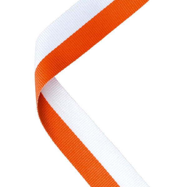 Orange & White Medal Ribbon
