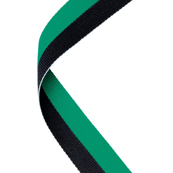 Green & Black Medal Ribbon at 1stPlace4Trophies