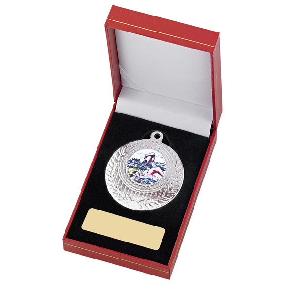 Red Classic 50mm Medal Presentation Box