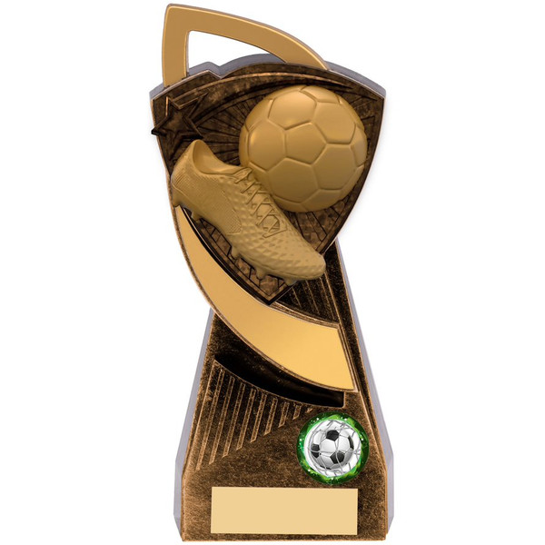 Utopia football boot and ball trophy