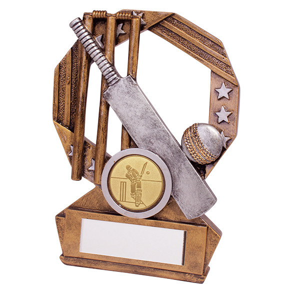 ENIGMA Bat, Ball & Wicket Cricket Trophy