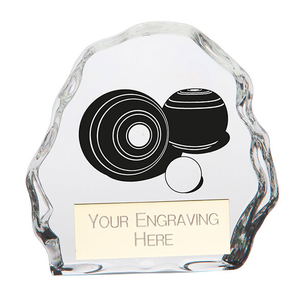 MYSTIQUE Glass Lawn Bowls Award