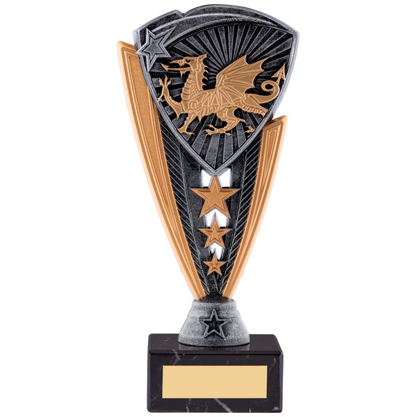 Utopia Welsh Dragon Trophy - personalised award from 1st Place 4 Trophies