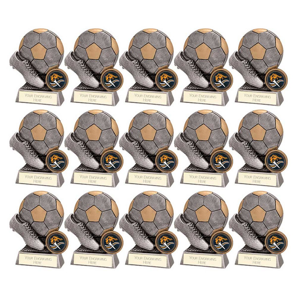 Squad Pack of Awards Football Trophies Job Lot Bundle 