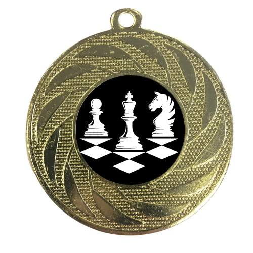 Chess Competition Premium Medal 50mm
