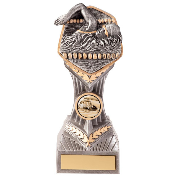 Falcon Swimming Silver & Gold Award - Female in Swimsuit Bikini Tankini 