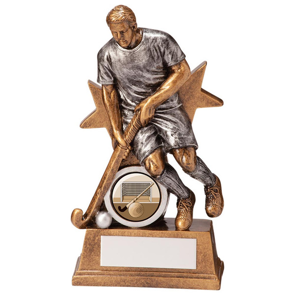 Hockey Male Figure Trophy Warrior Star Hockey Men's Club Award Prize