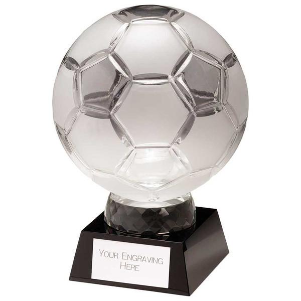 Football Award Empire 3D Crystal Football Glass Championship Trophy