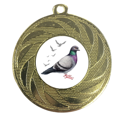 Pigeon Racing Medal Free Engraving Personalised Bird Award
