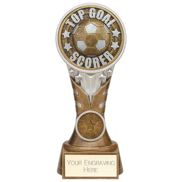 Top Goal Scorer Award Football Trophy Engraved With Custom Club Logo End of Season Trophy 