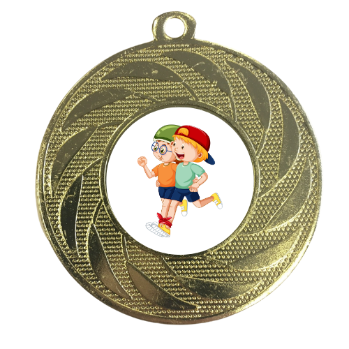 3 Legged Race Medal Sports Day Award School Nursery Prize